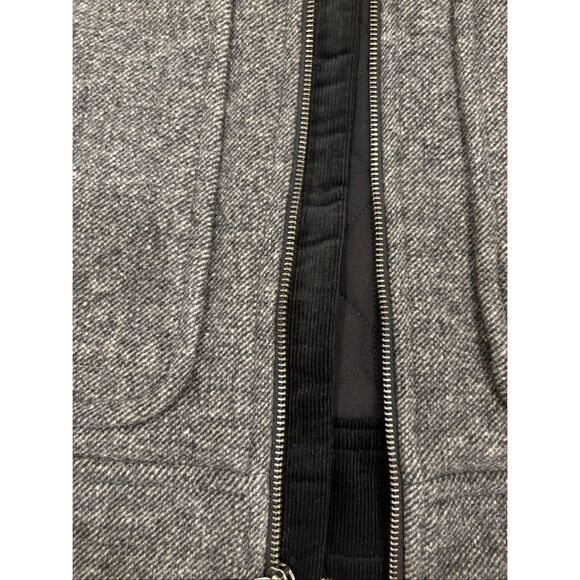 NWT Banana Republic WOOL BLEND SHORT JACKET, gray, $300 Lrg - Picture 11 of 12